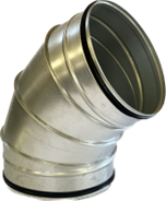 60°-os könyök idom NA100