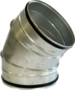 45°-os könyök idom NA500